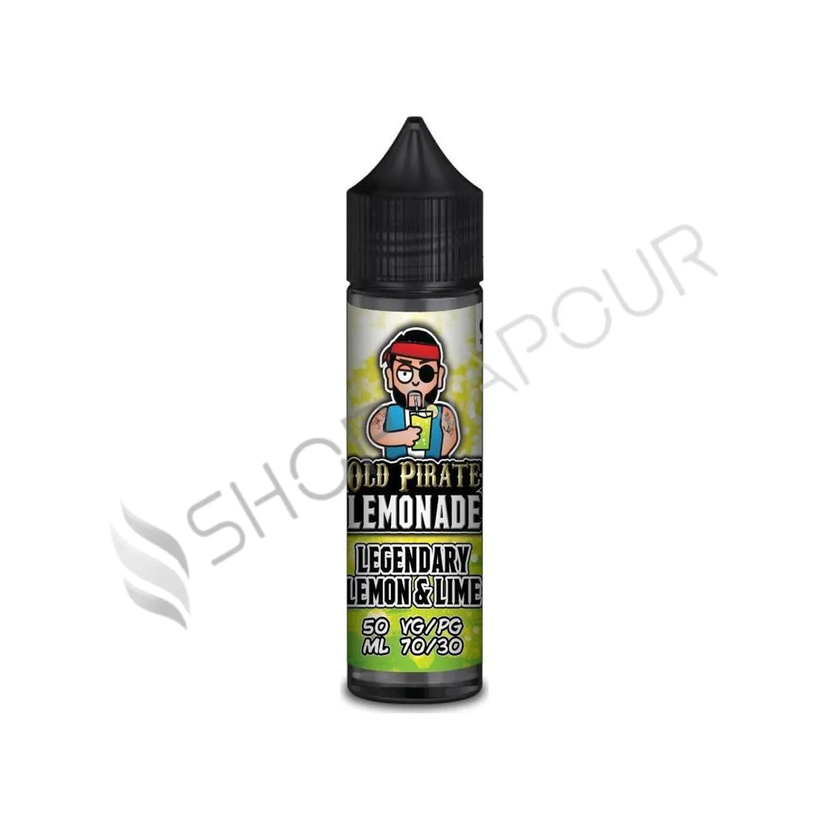 Legendary Lemon & Lime 50ml Shortfill E-Liquid by Old Pirate Lemonade