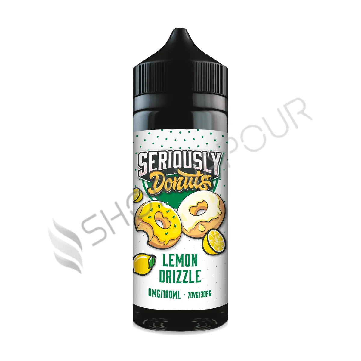 Lemon Drizzle 100ml Shortfill E-liquid by Seriously Donuts
