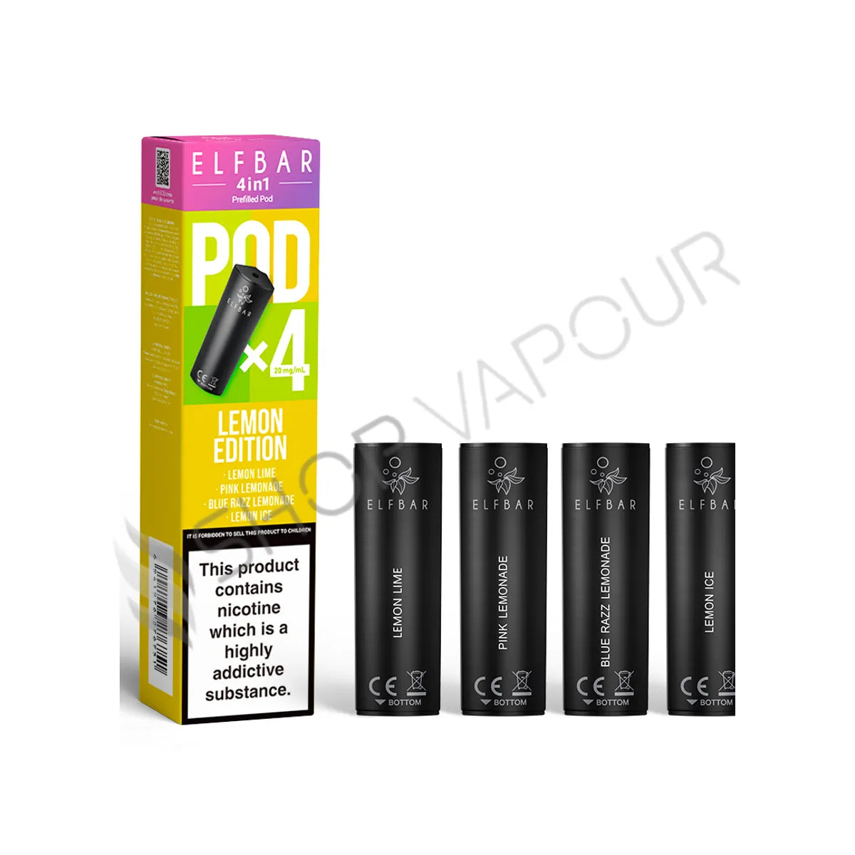 Lemon Edition 4 in 1 Prefilled Pods by Elf Bar