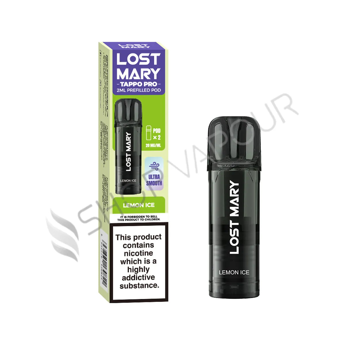 Lemon Ice Tappo Pro Prefilled Pods by Lost Mary