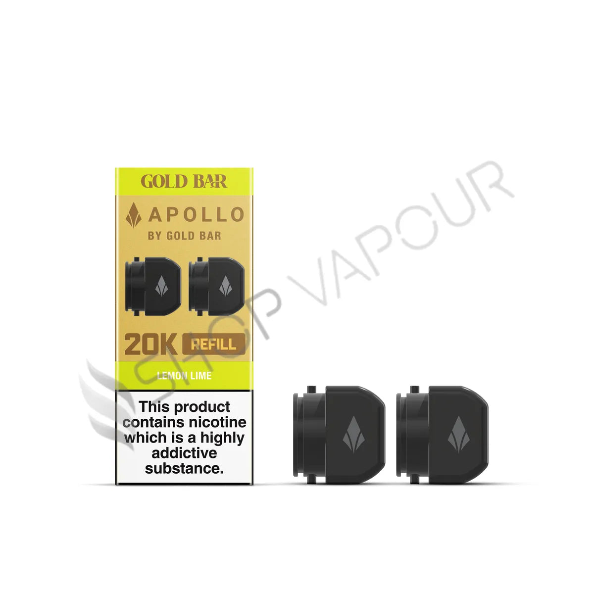 Lemon Lime Apollo 20K Prefilled Pods by Gold Bar