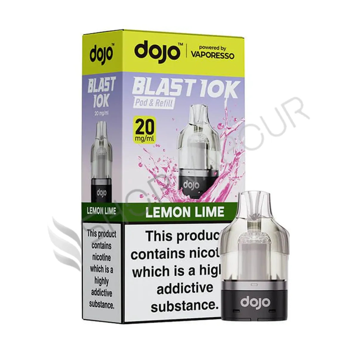 Lemon Lime Dojo Blast 10K Prefilled Pod & Refill by Vaporesso