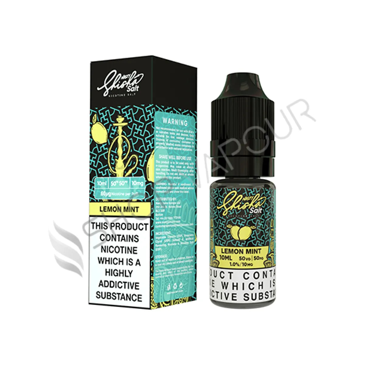 Lemon Mint Nic Salt E-Liquid by Nasty Shisha Salt