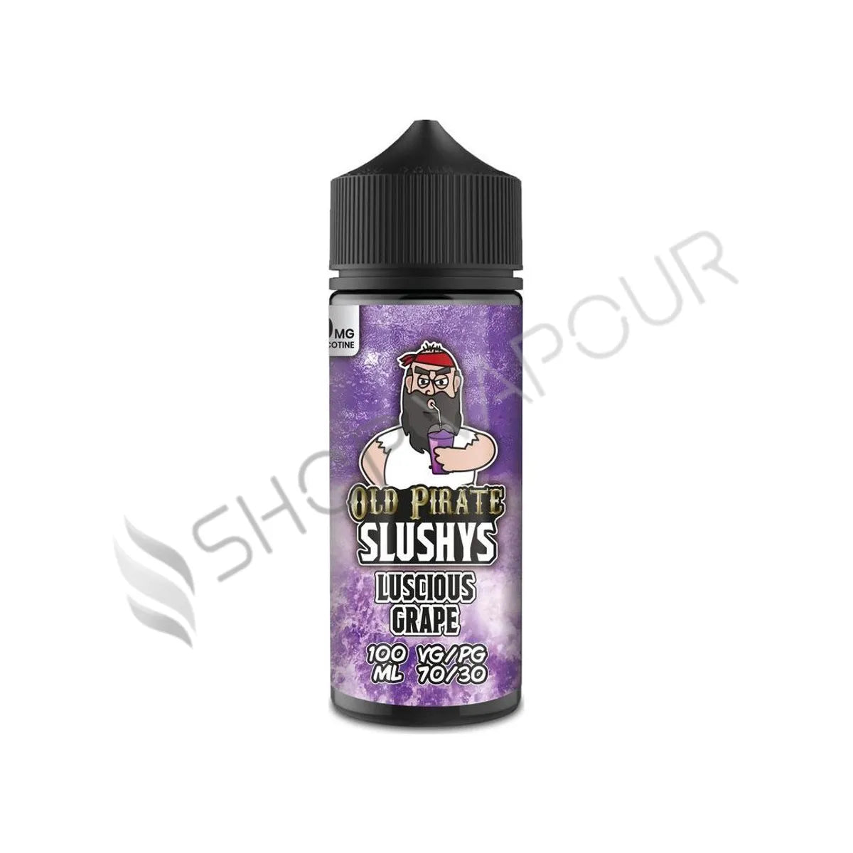Luscious Grape 100ml Shortfill E-Liquid by Old Pirate Slushys