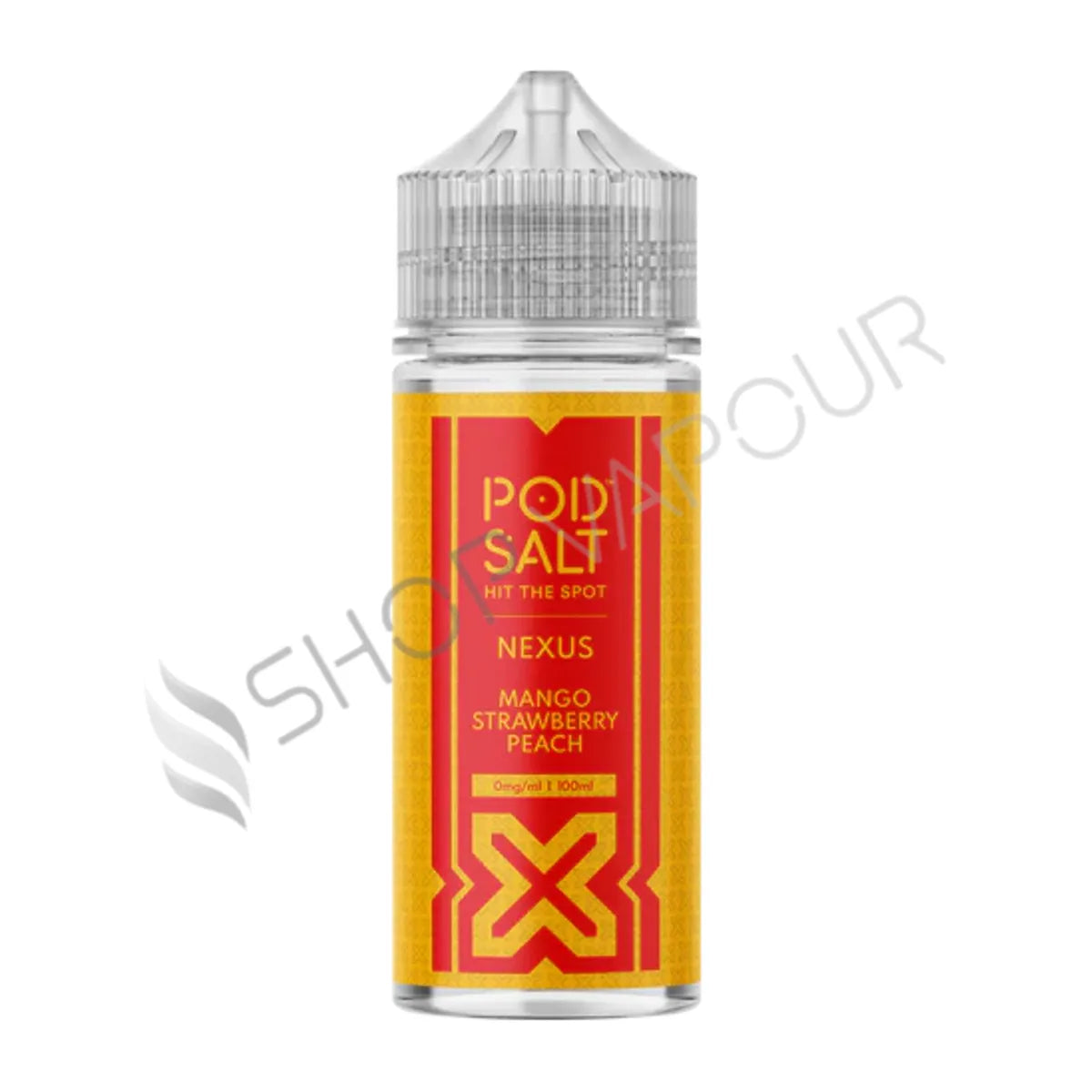 Mango Strawberry Peach 100ml Shortfill E-Liquid by Pod Salt Nexus