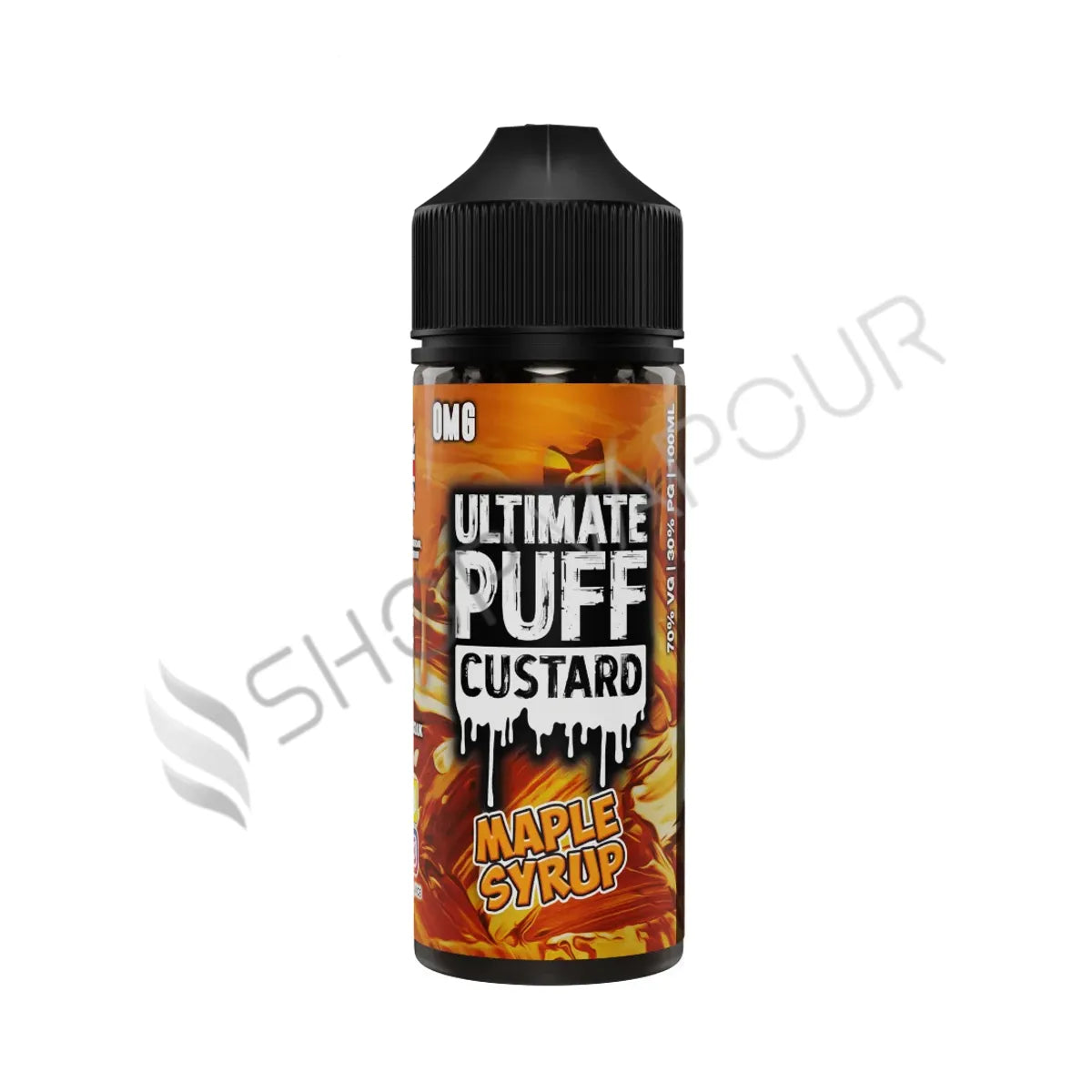 Maple Syrup 100ml Shortfill E-Liquid by Ultimate Puff Custard