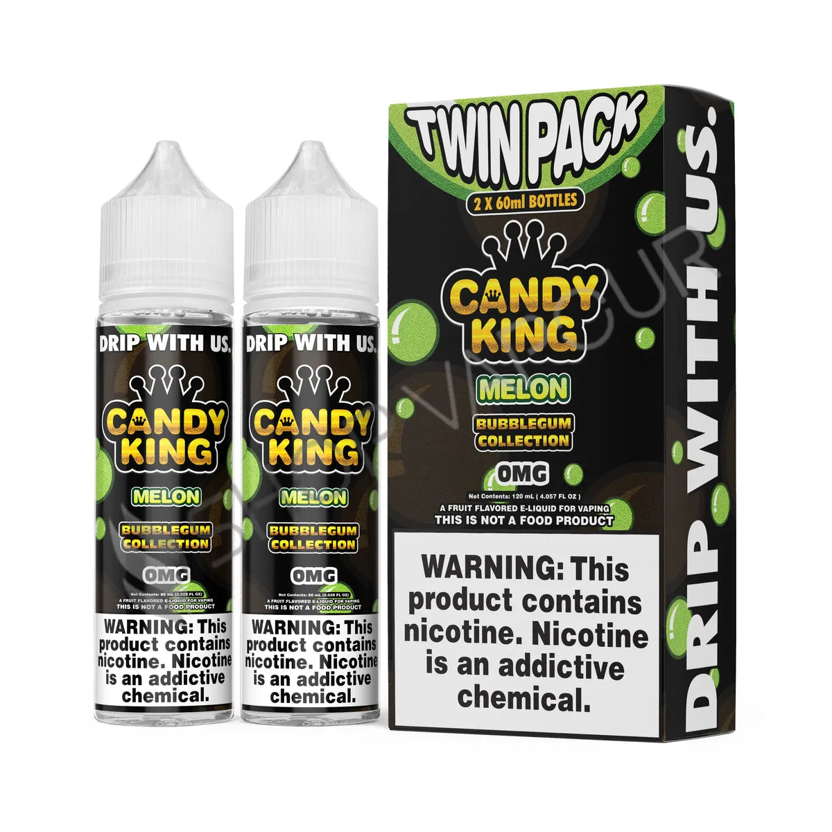 Melon 100ml Shortfill E-Liquid by Candy King