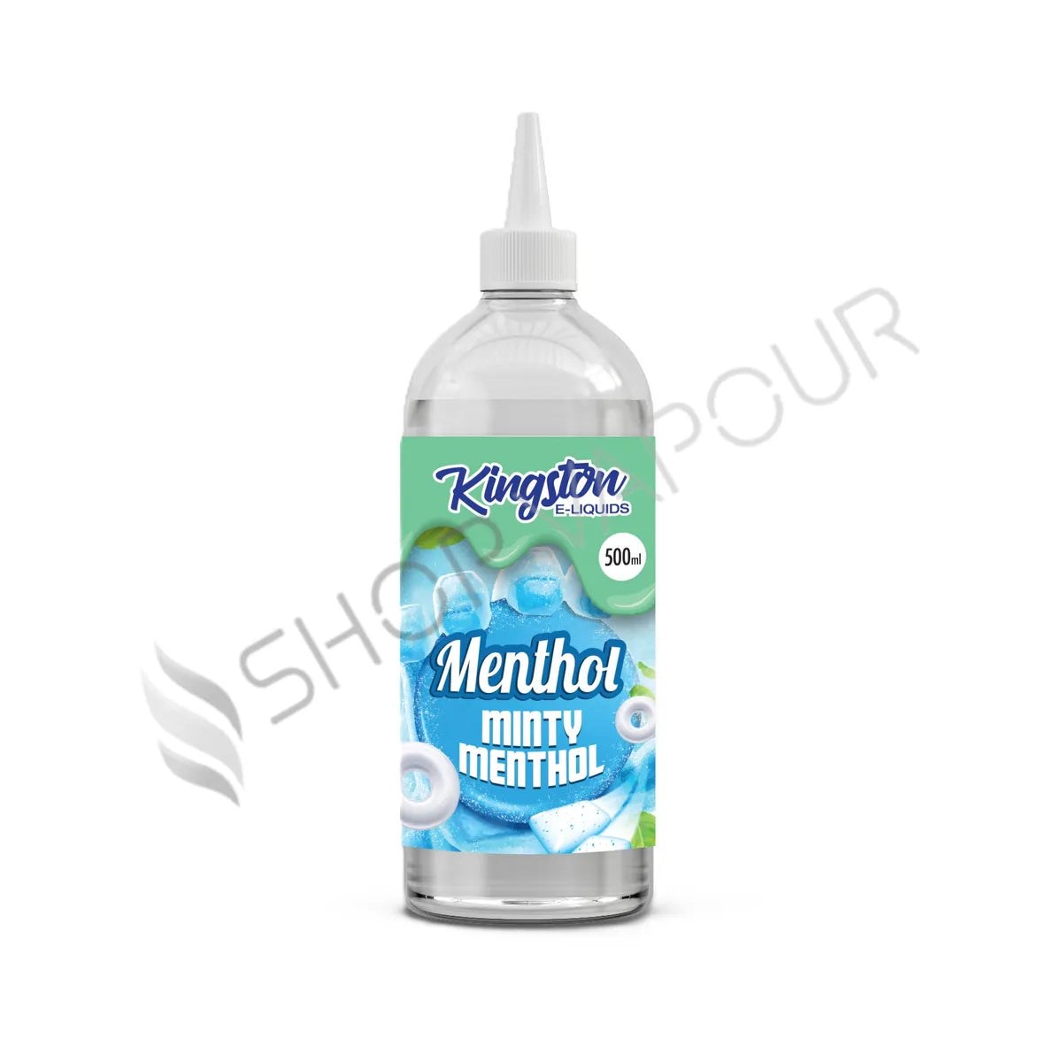 Minty Menthol 500ml Shortfill E-Liquid by Kingston