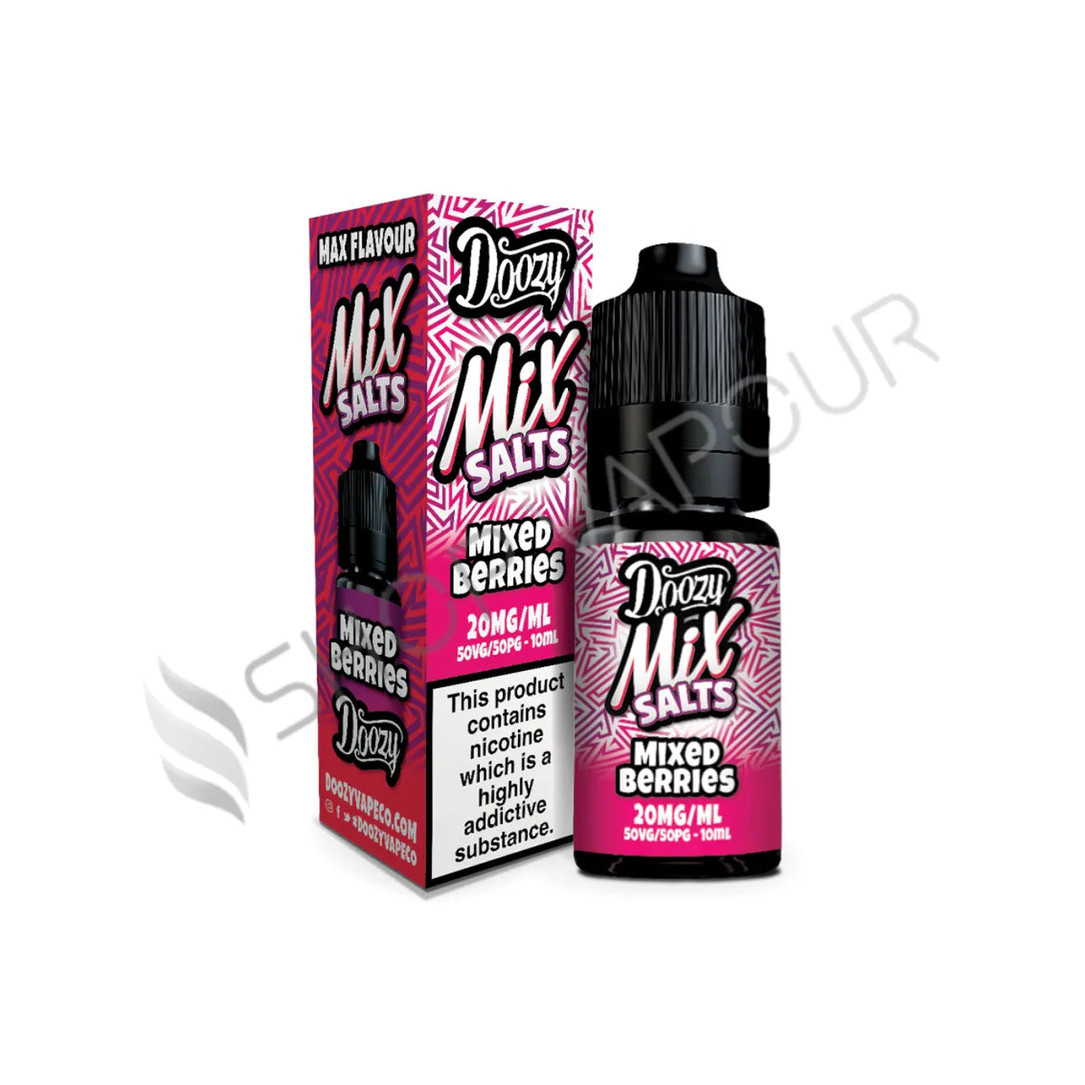 Mixed Berries Nic Salt E-Liquid by Doozy Mix Salts
