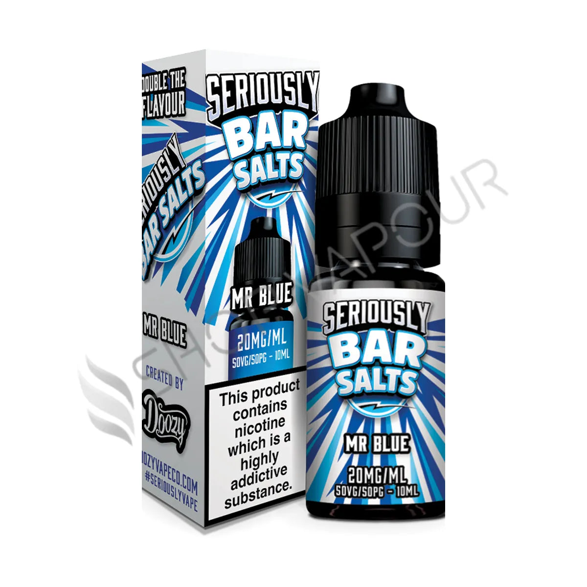Mr Blue Nic Salt E-liquid by Seriously Bar Salts