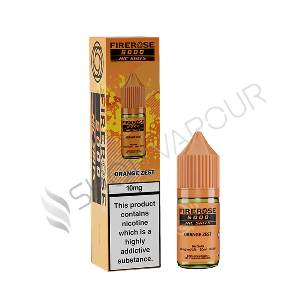 Orange Zest Nic Salt E-Liquid by Elux Firerose 5000