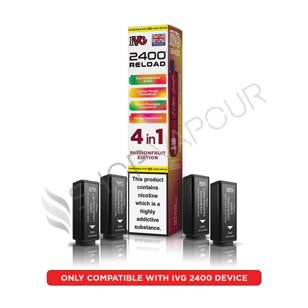 Passionfruit Edition Reload Prefilled Pods by IVG 2400