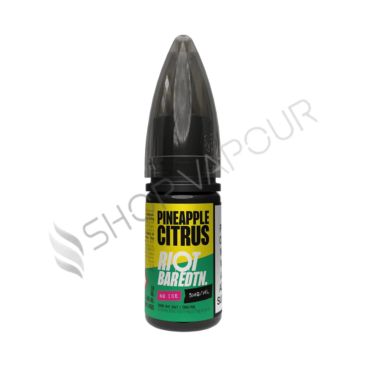 Pineapple Citrus Nic Salt E-Liquid by Riot Bar Edition No Ice