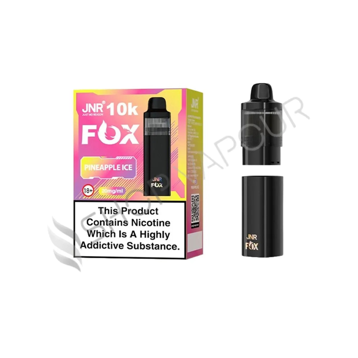 Pineapple Ice Fox 10K Prefilled Pod & Refill by JNR