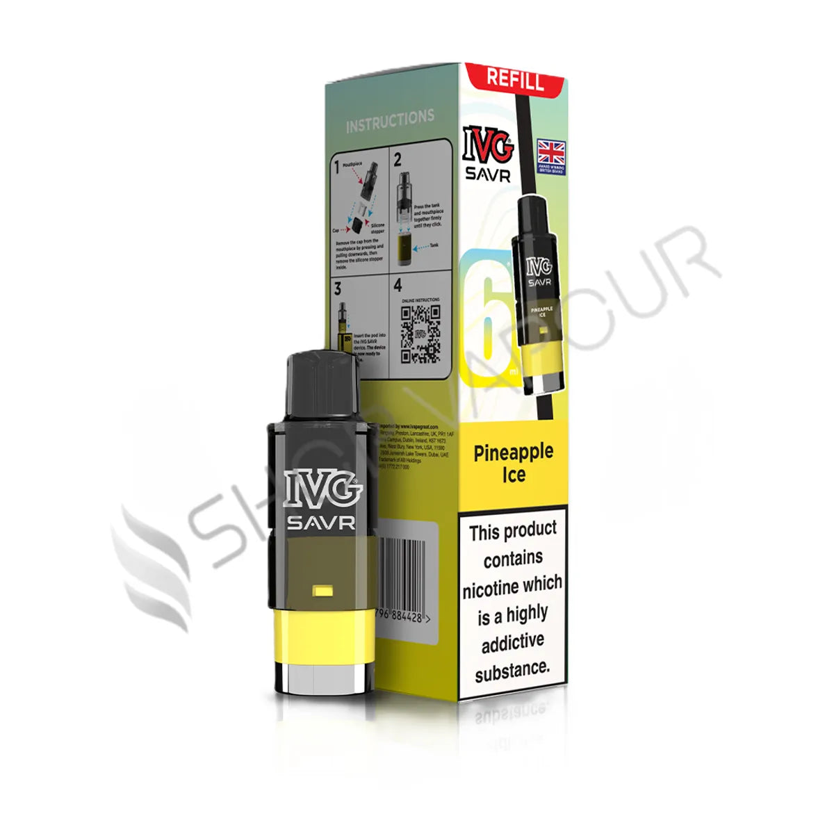 Pineapple Ice SAVR Prefilled Pod & Refill by IVG