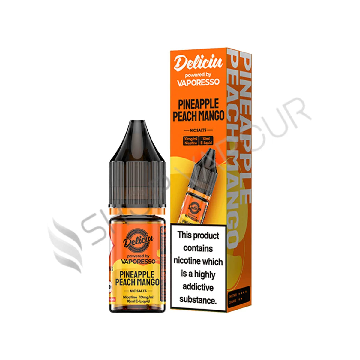 Pineapple Peach Mango Nic Salt E-Liquid by Deliciu