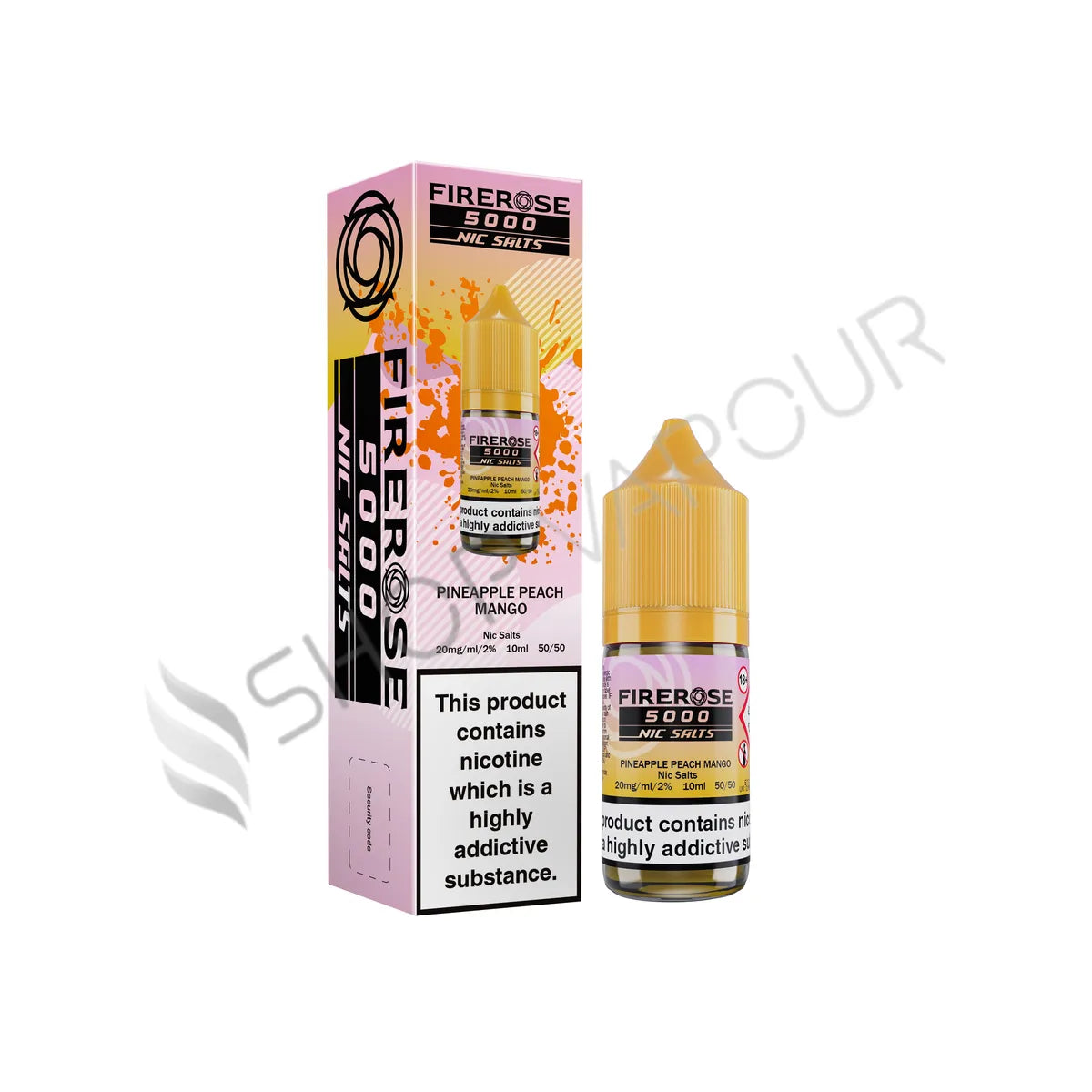 Pineapple Peach Mango Nic Salt E-Liquid by Elux Firerose 5000
