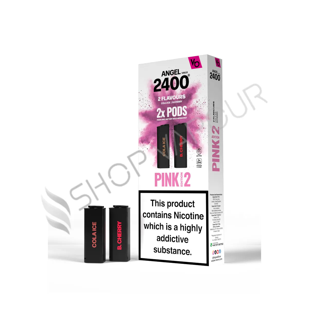 Pink Edition 2 Angel 2400 Prefilled Pods by Vapes Bars