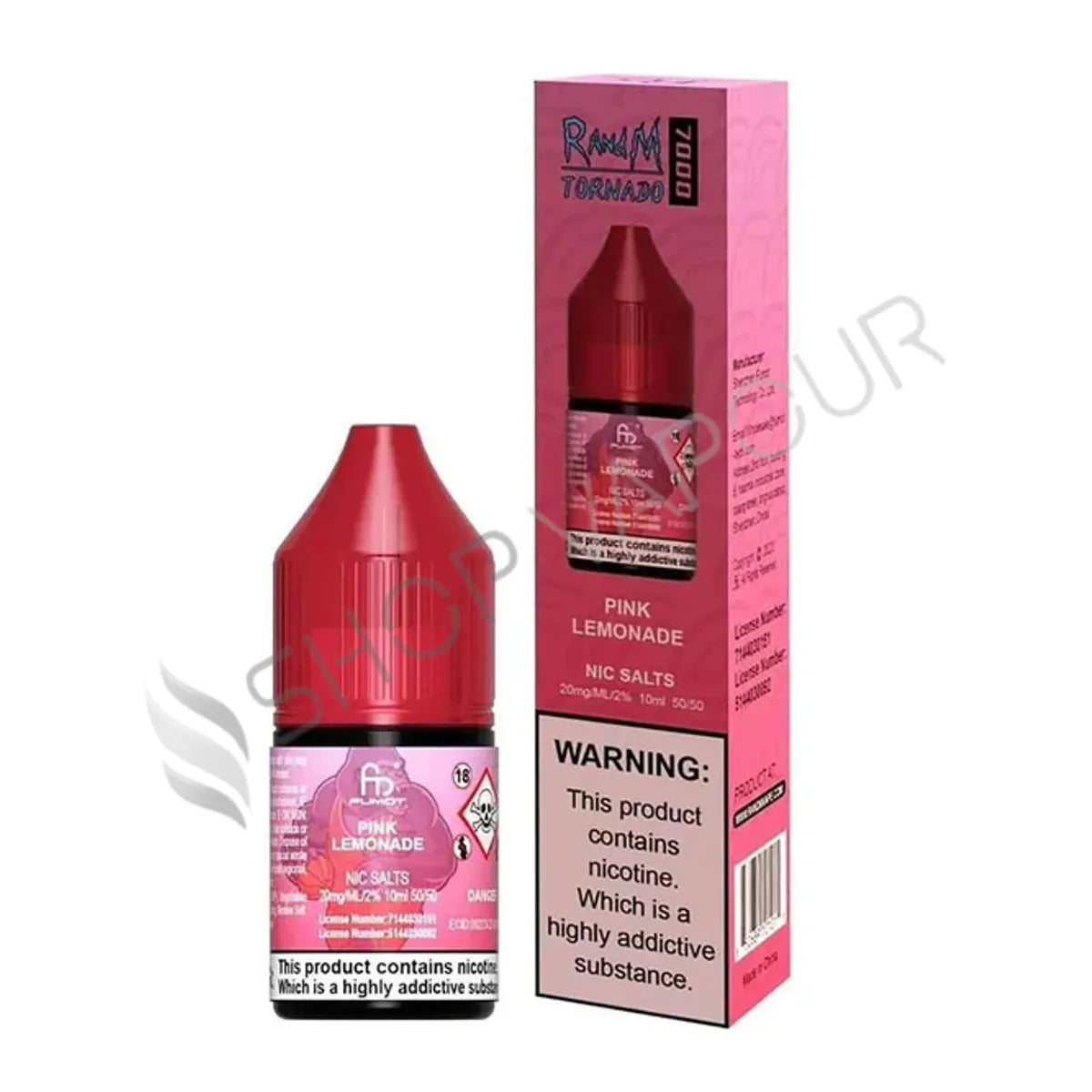 Pink Lemonade Nic Salt E-Liquid by RandM 7000