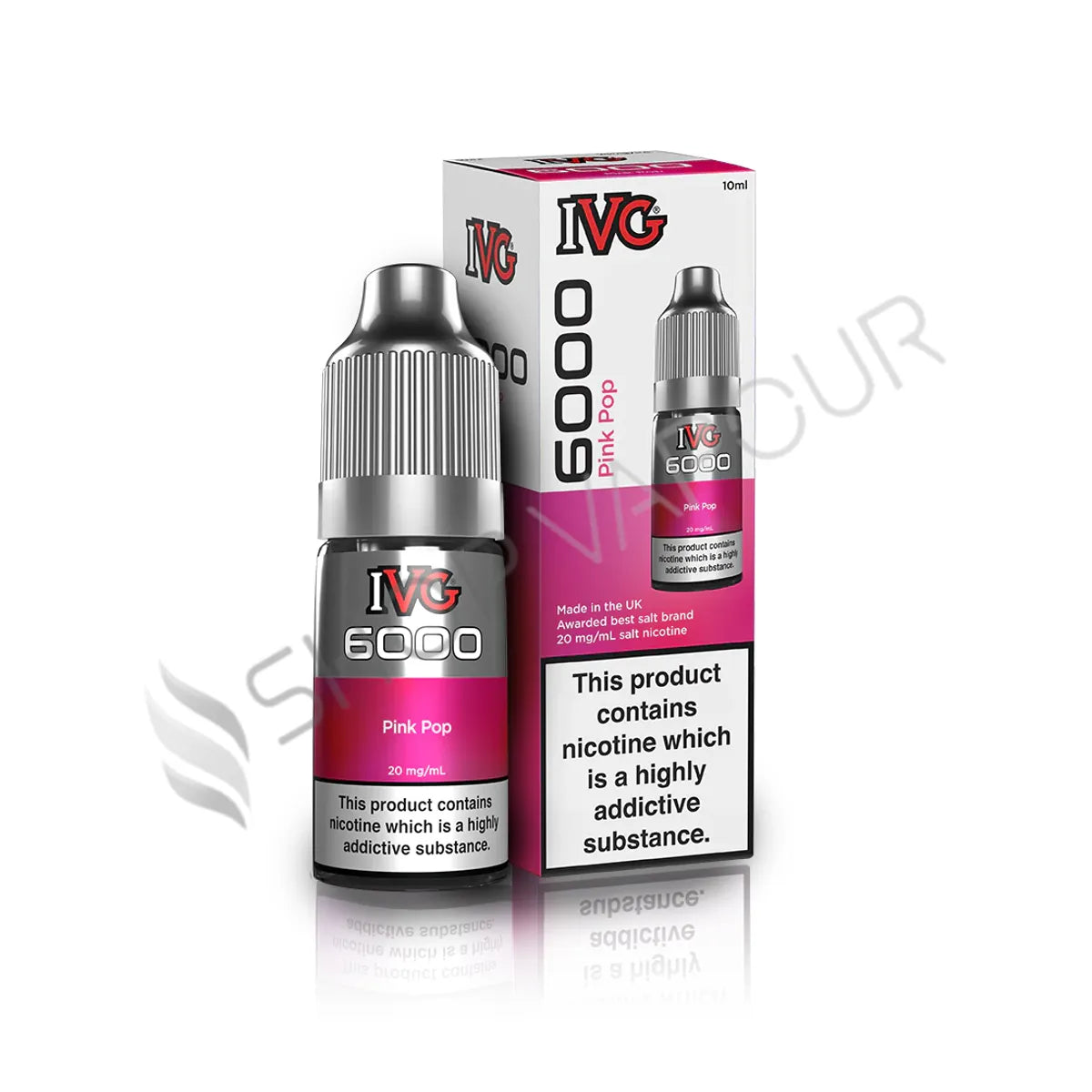 Pink Pop Nic Salt E-Liquid by IVG 6000