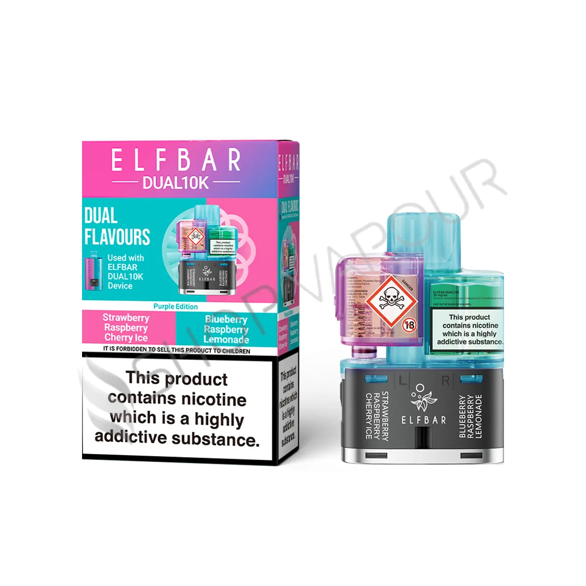 Purple Edition Dual 10K Prefilled Pod & Refill by Elf Bar