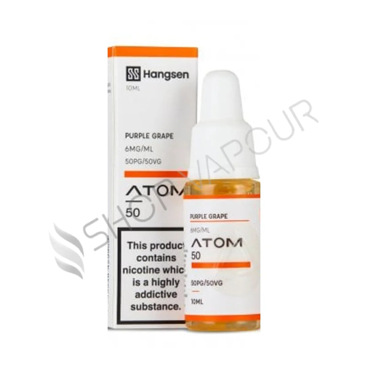 Purple Grape 10ml E-Liquid by Hangsen Atom 50/50