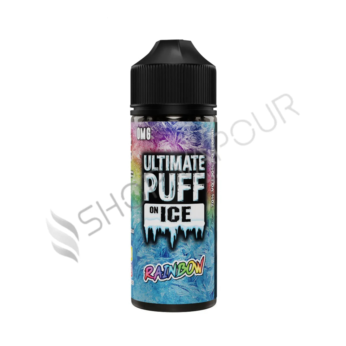 Rainbow 100ml Shortfill E-Liquid by Ultimate Puff On Ice