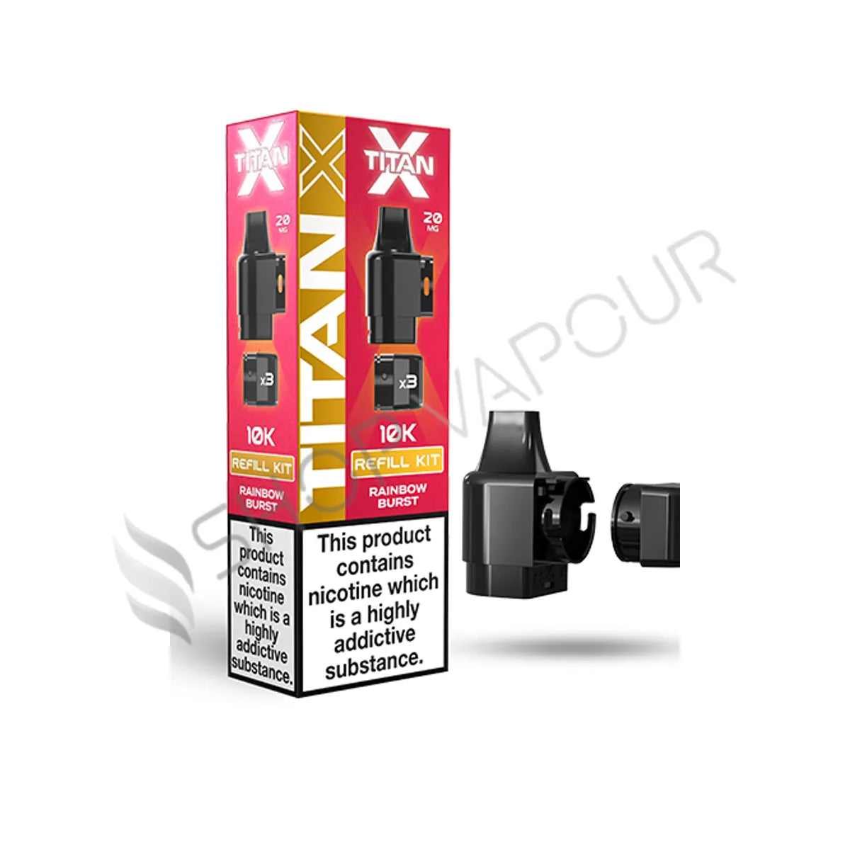 Rainbow Burst Titan X Refill Pack by Titan