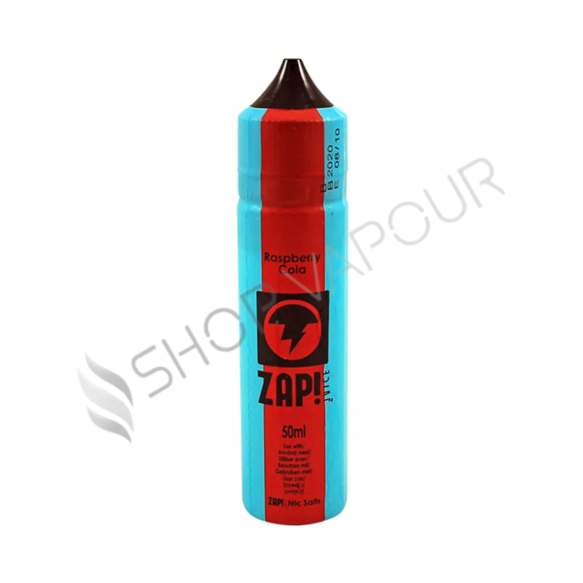 Raspberry Cola 50ml Shortfill E-Liquid by Zap Juice