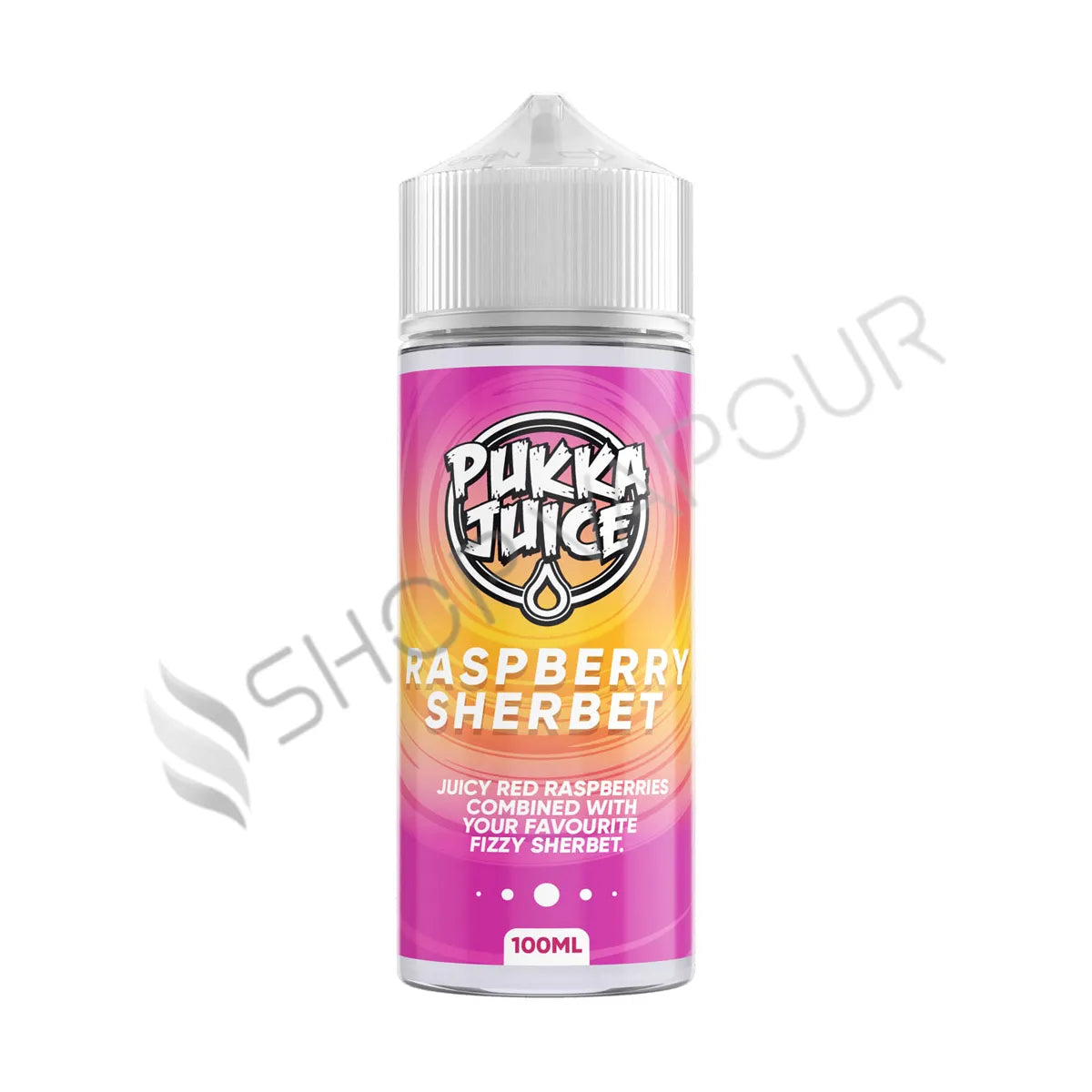 Raspberry Sherbet 100ml Shortfill E-Liquid by Pukka Juice