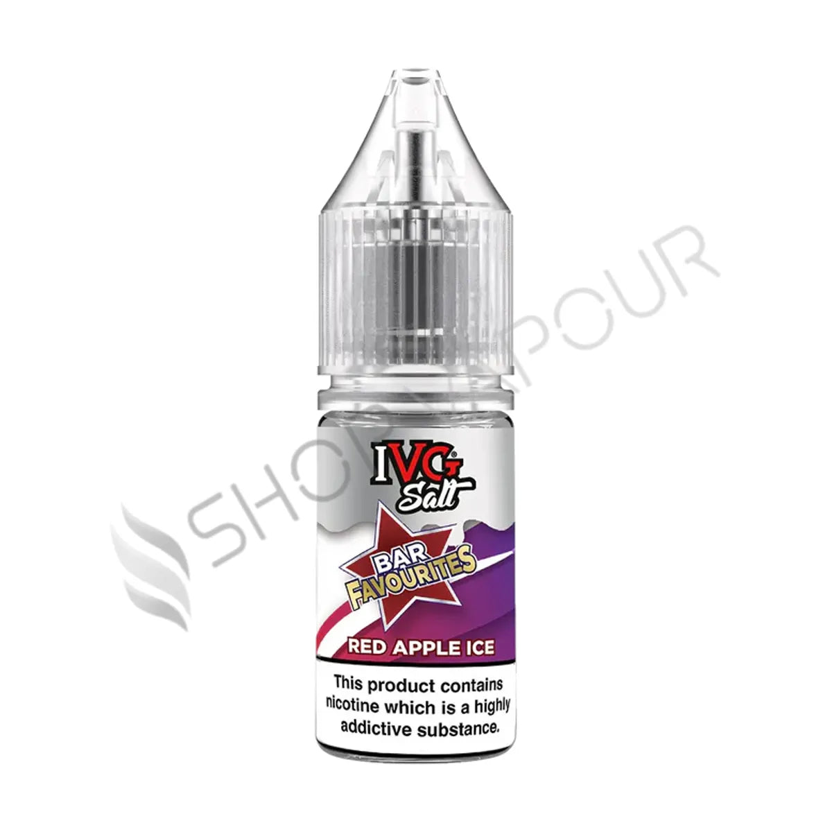 Red Apple Ice Nic Salt E-Liquid by IVG Bar Favourites