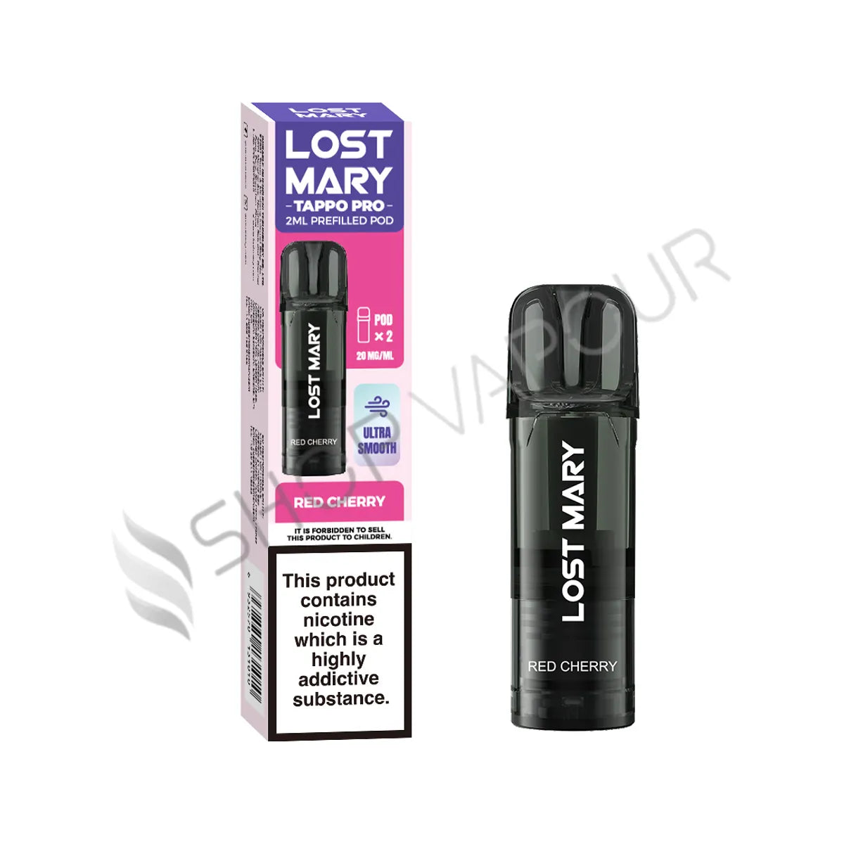 Red Cherry Tappo Pro Prefilled Pods by Lost Mary