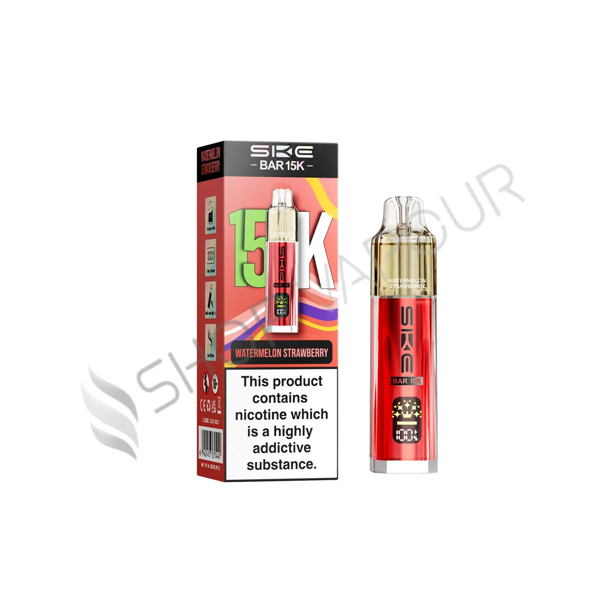 SKE Bar 15K Prefilled Pod Kit - Watermelon Strawberry