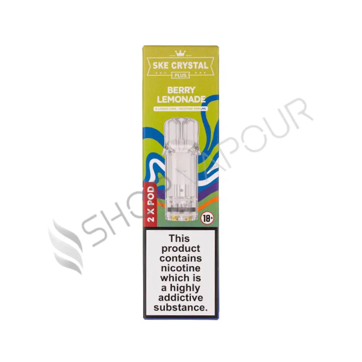 Berry Lemonade Crystal Plus Prefilled Pods by SKE