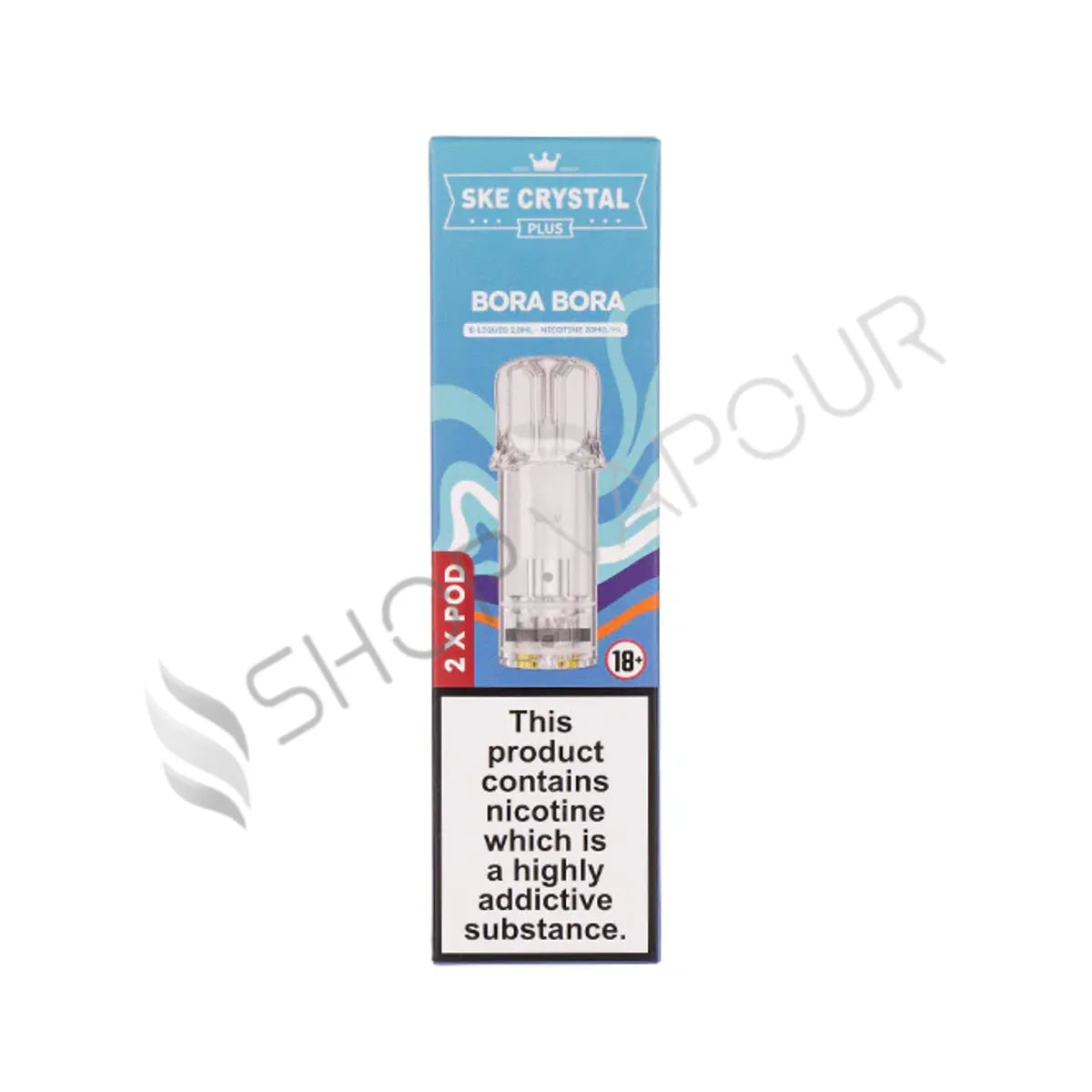 Bora Bora Crystal Plus Prefilled Pods by SKE