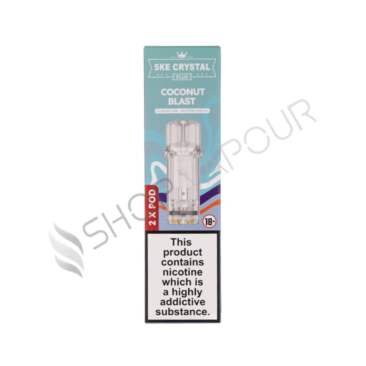 Coconut Blast Crystal Plus Prefilled Pods by SKE