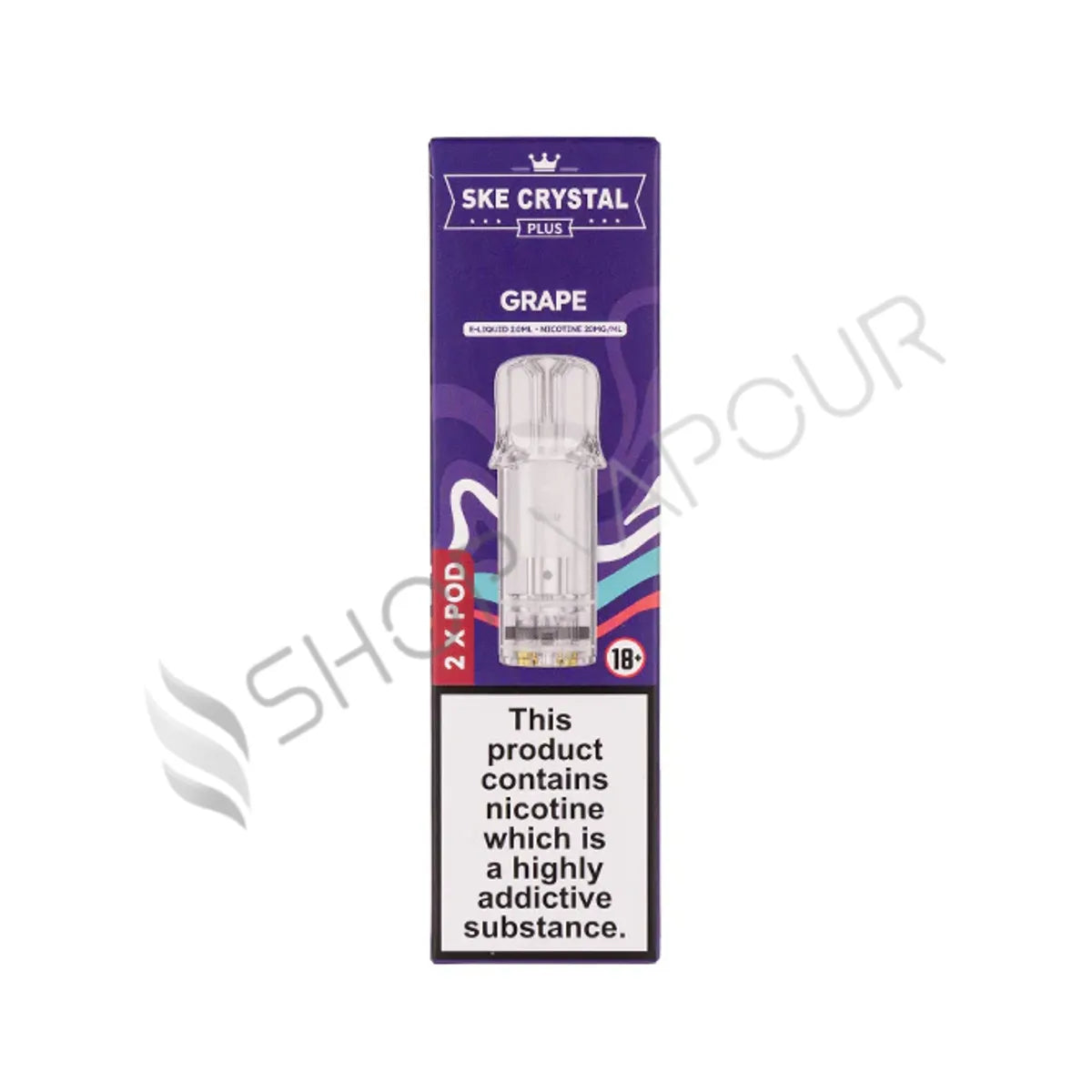 Grape Crystal Plus Prefilled Pods by SKE