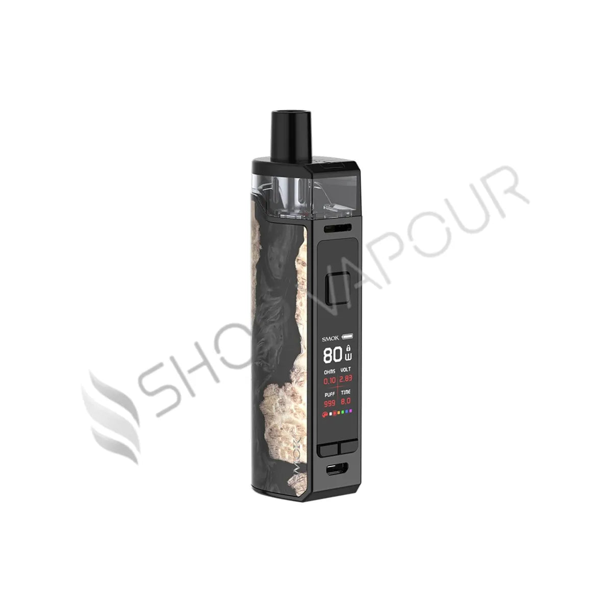 Smok RPM80 Pod Kit - Black Stabilising Wood