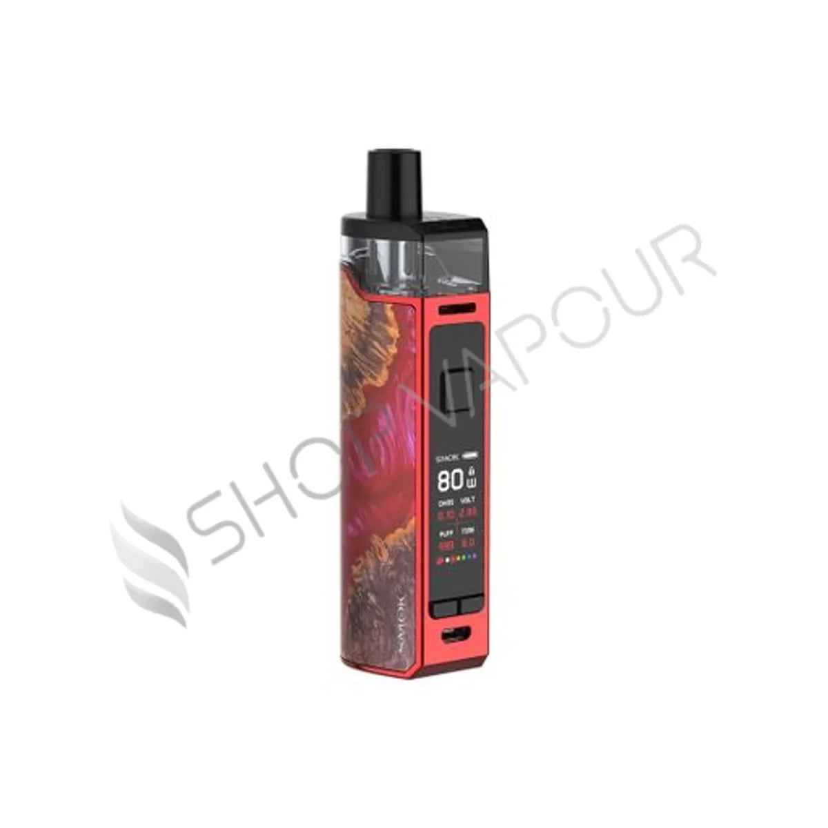 Smok RPM80 Pod Kit - Red Stabilising Wood