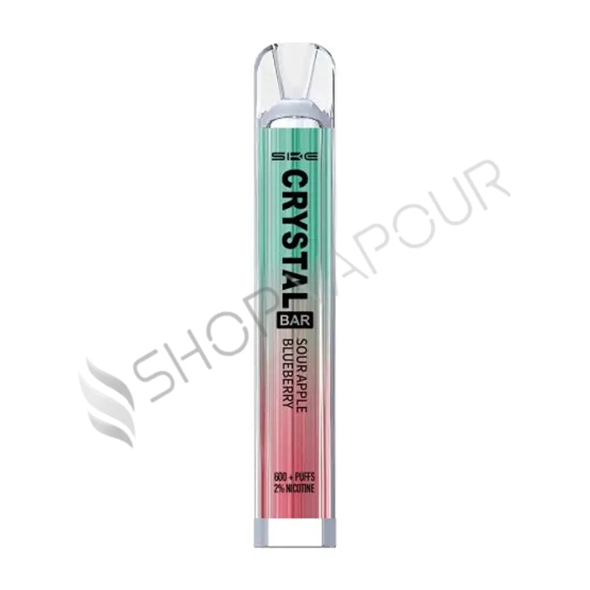 Sour Apple Blueberry SKE Crystal Bar 600 Disposable Vape