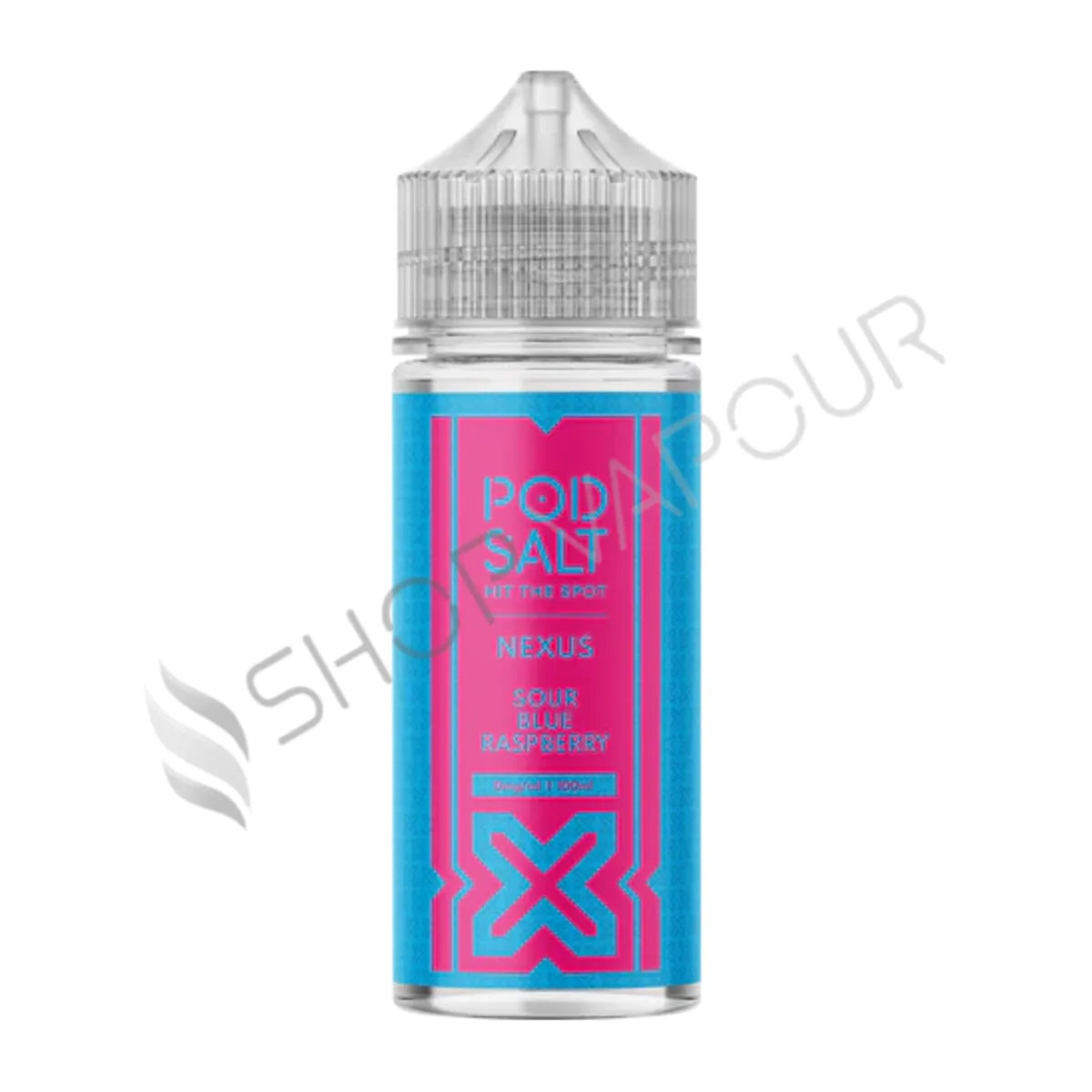 Sour Blue Raspberry 100ml Shortfill E-Liquid by Pod Salt Nexus