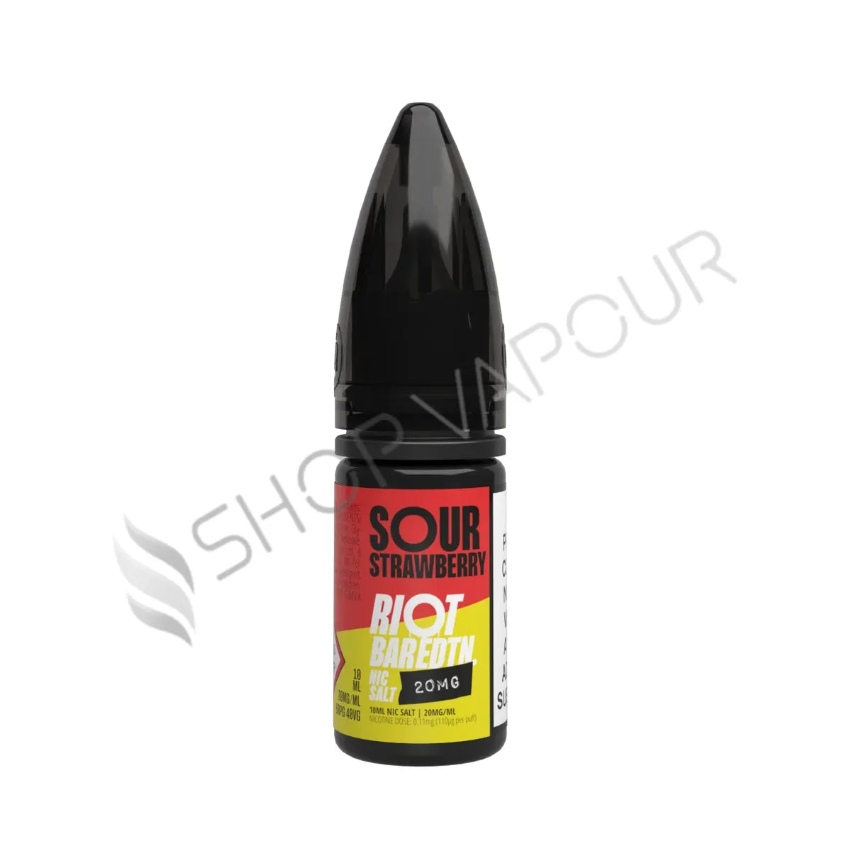 Sour Strawberry Nic Salt E-Liquid by Riot Bar Edition