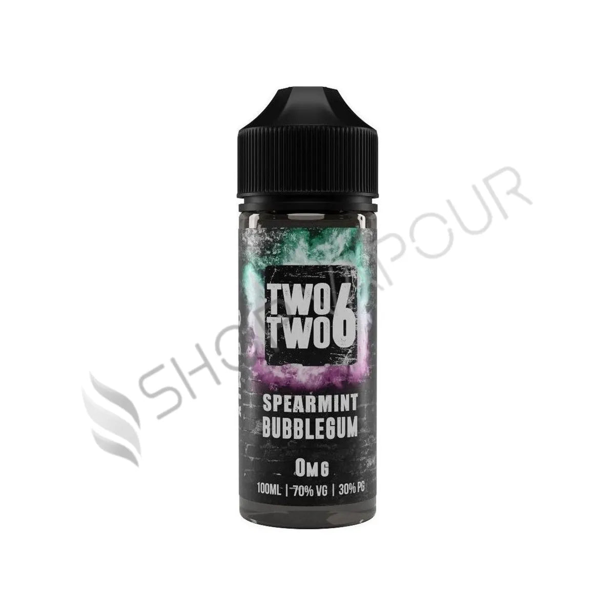 Spearmint Bubblegum 100ml Shortfill E-Liquid by Two Two 6