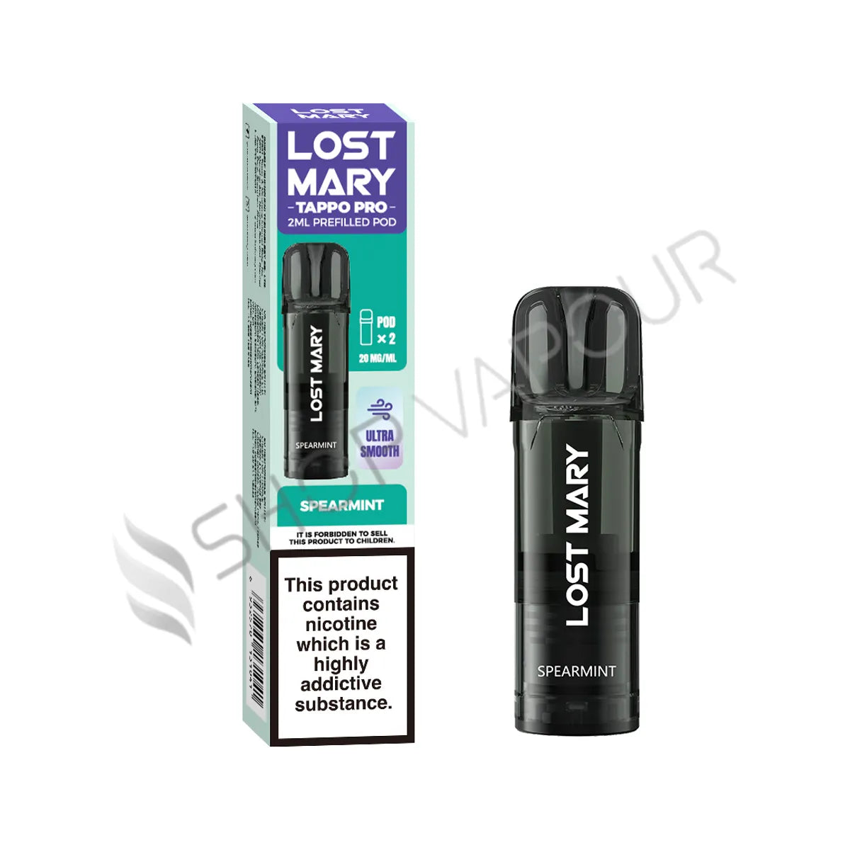 Spearmint Tappo Prefilled Pods by Lost Mary