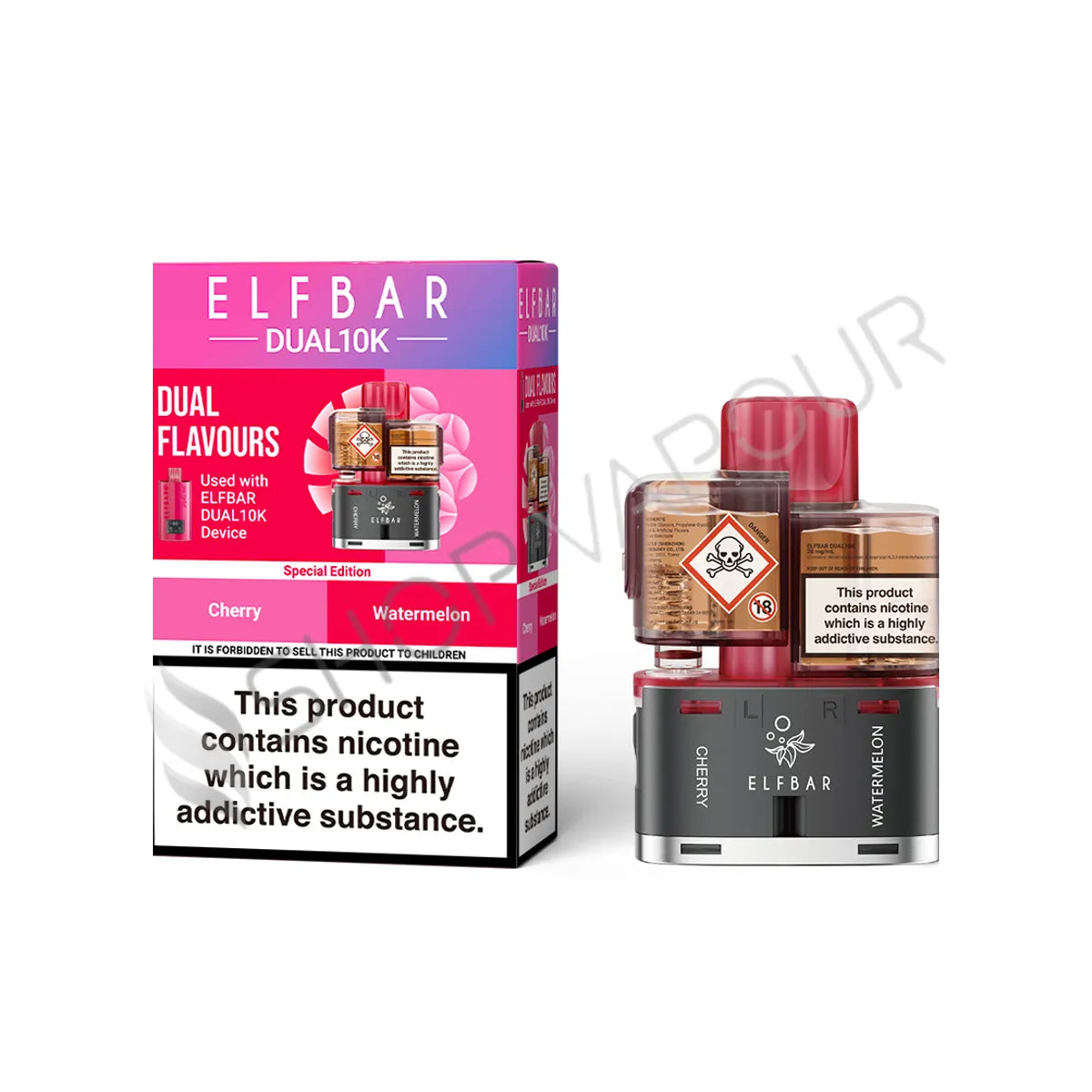 Special Edition Dual 10K Prefilled Pod & Refill by Elf Bar