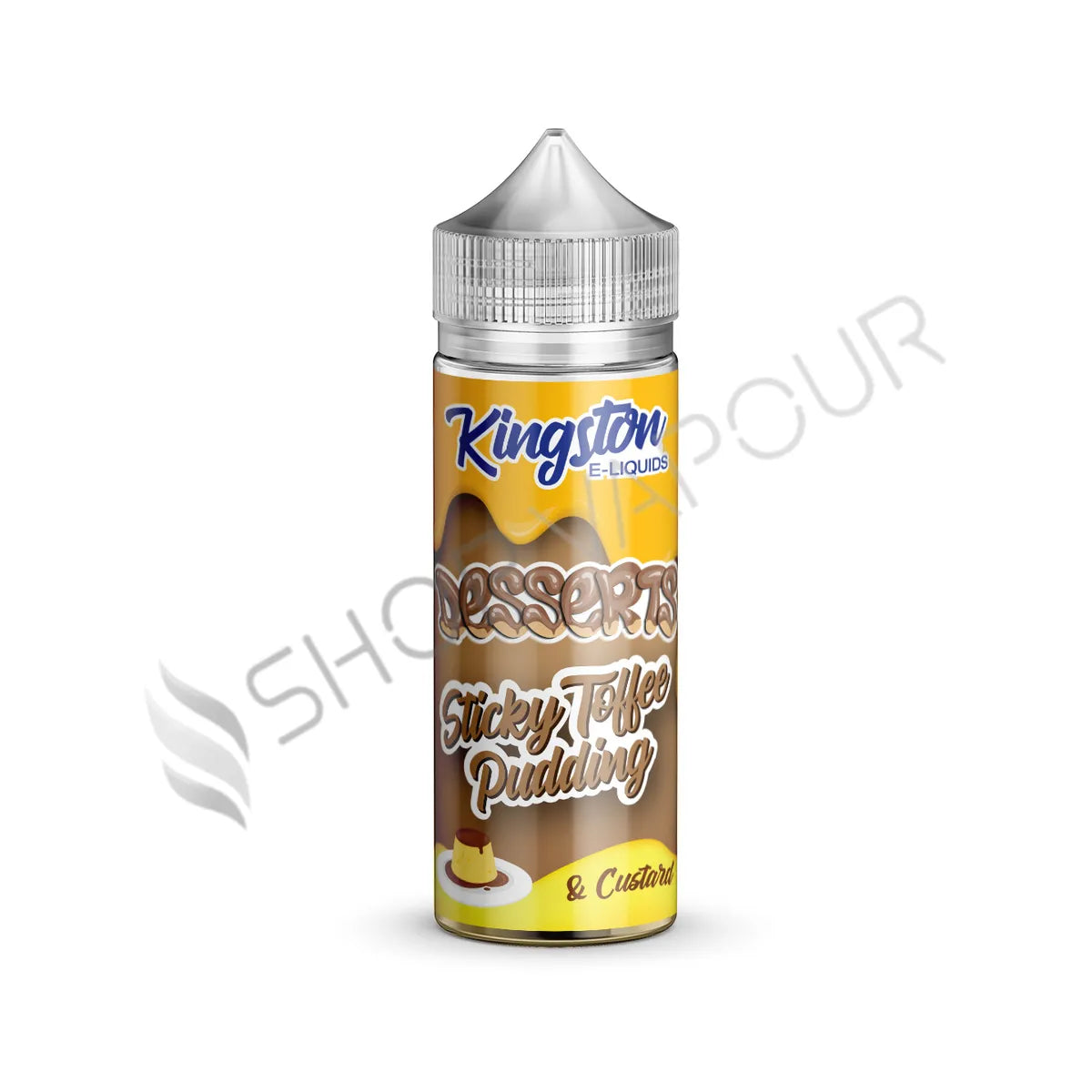 Sticky Toffee Pudding 100ml Shortfill E-Liquid by Kingston Desserts
