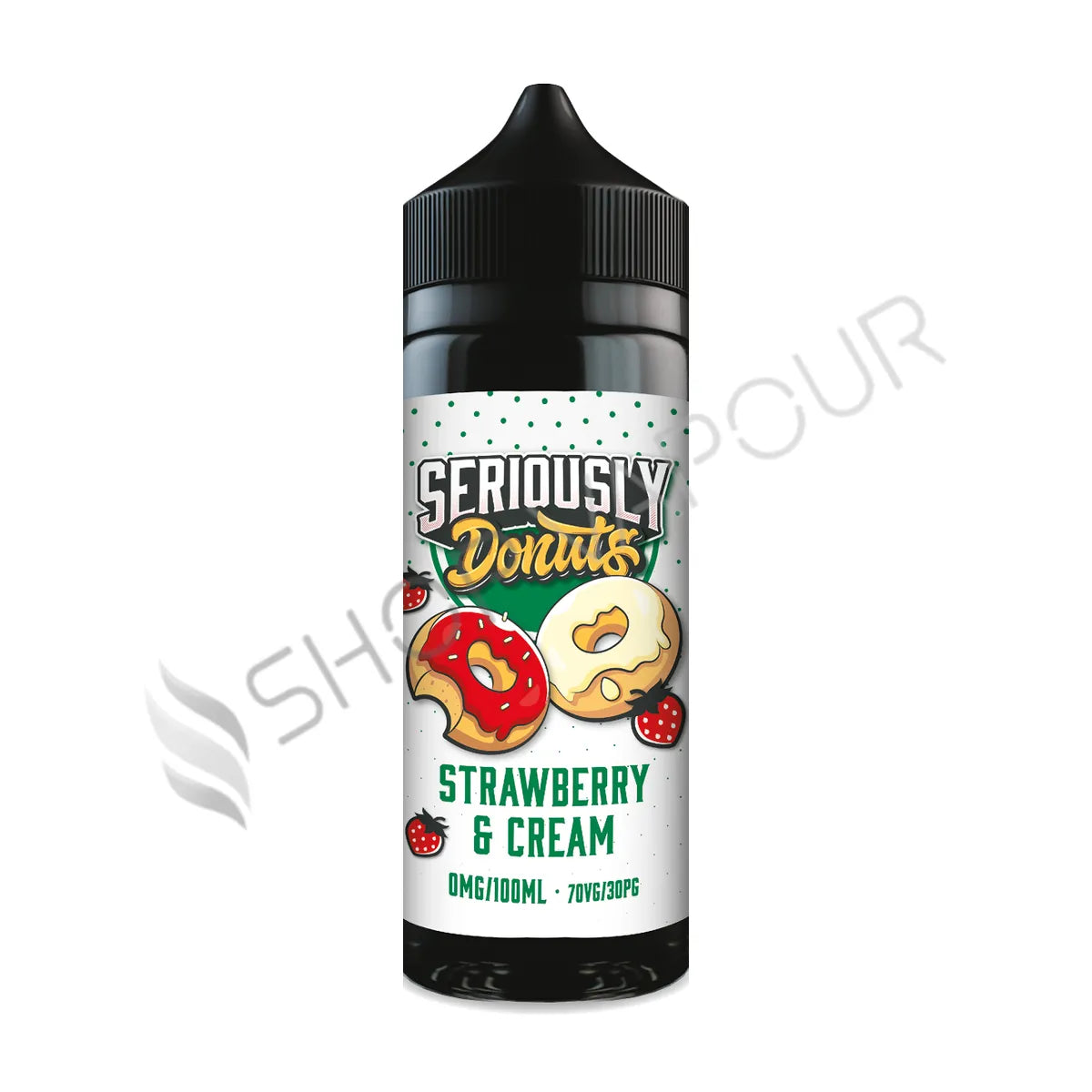 Strawberry and Cream 100ml Shortfill E-liquid by Seriously Donuts
