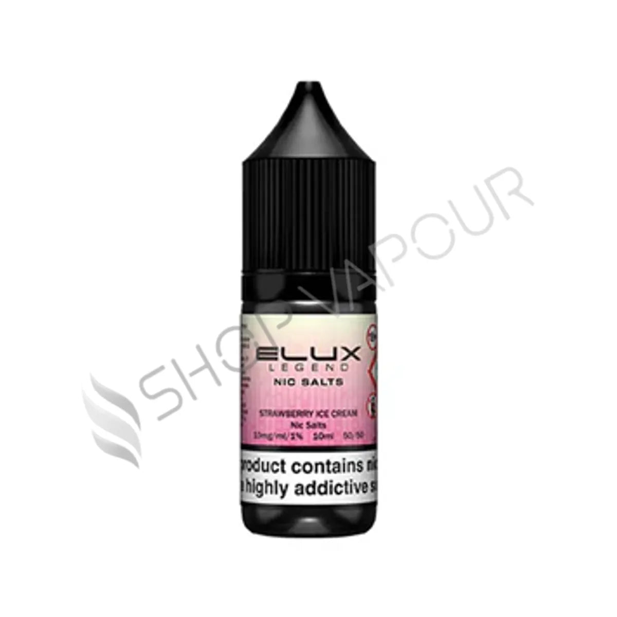 Strawberry Ice Cream Nic Salt E-Liquid by Elux Legend