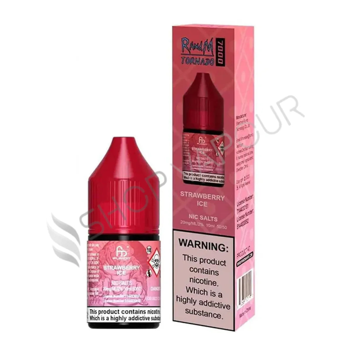 Strawberry Ice Nic Salt E-Liquid by RandM 7000