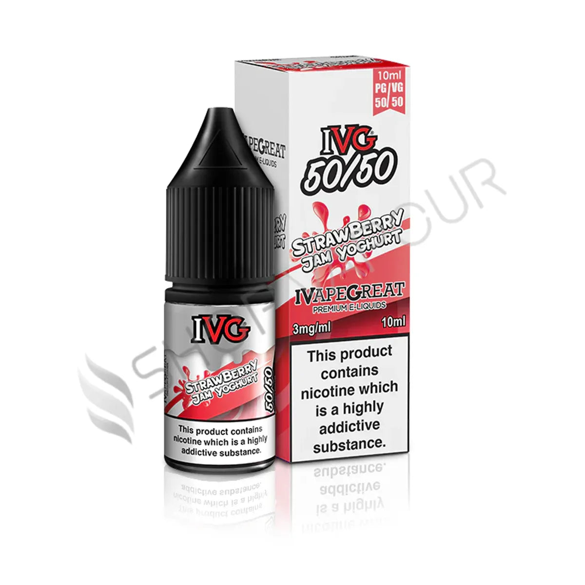 Strawberry Jam Yoghurt 10ml E-Liquid by IVG 50/50